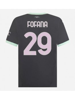 Moški Nogometna dresi replika AC Milan Youssouf Fofana #29 Tretji 2024-25 Kratek rokav